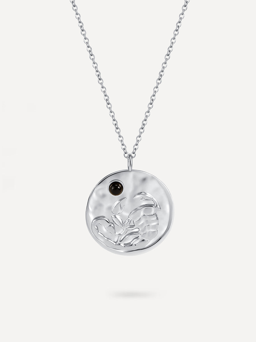 ZODIAC Kette Silber-SKORPION