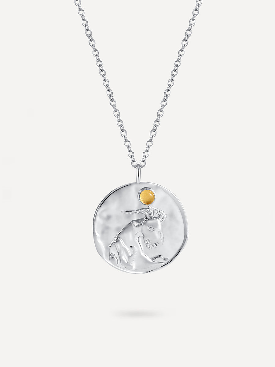 ZODIAC Kette Silber-STEINBOCK