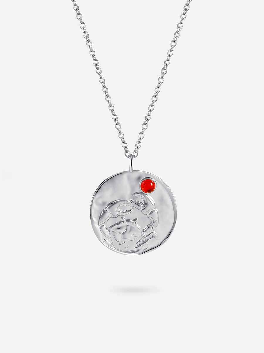 ZODIAC Kette Silber-KREBS