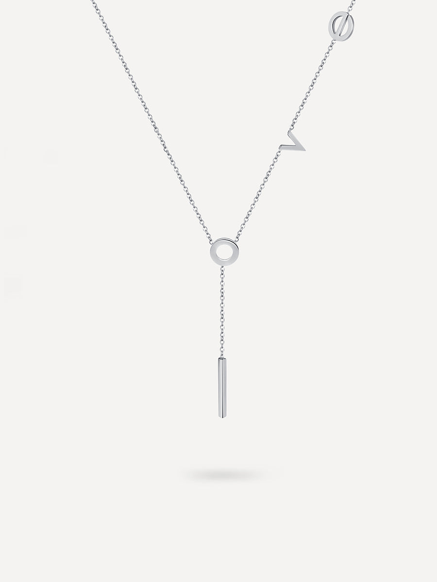 Simple Love Kette Silber