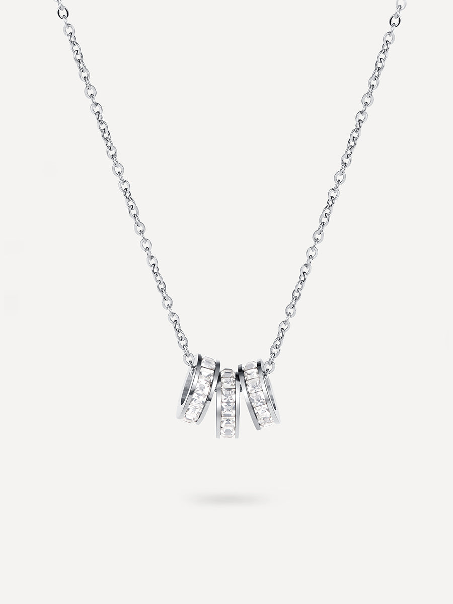 Trio Glow Kette Silber