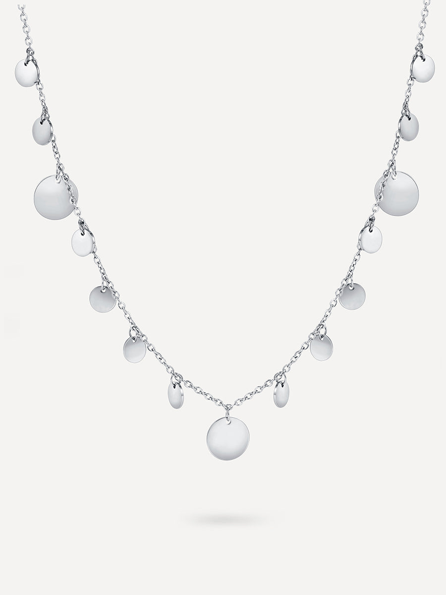 Glimmer Kette Silber