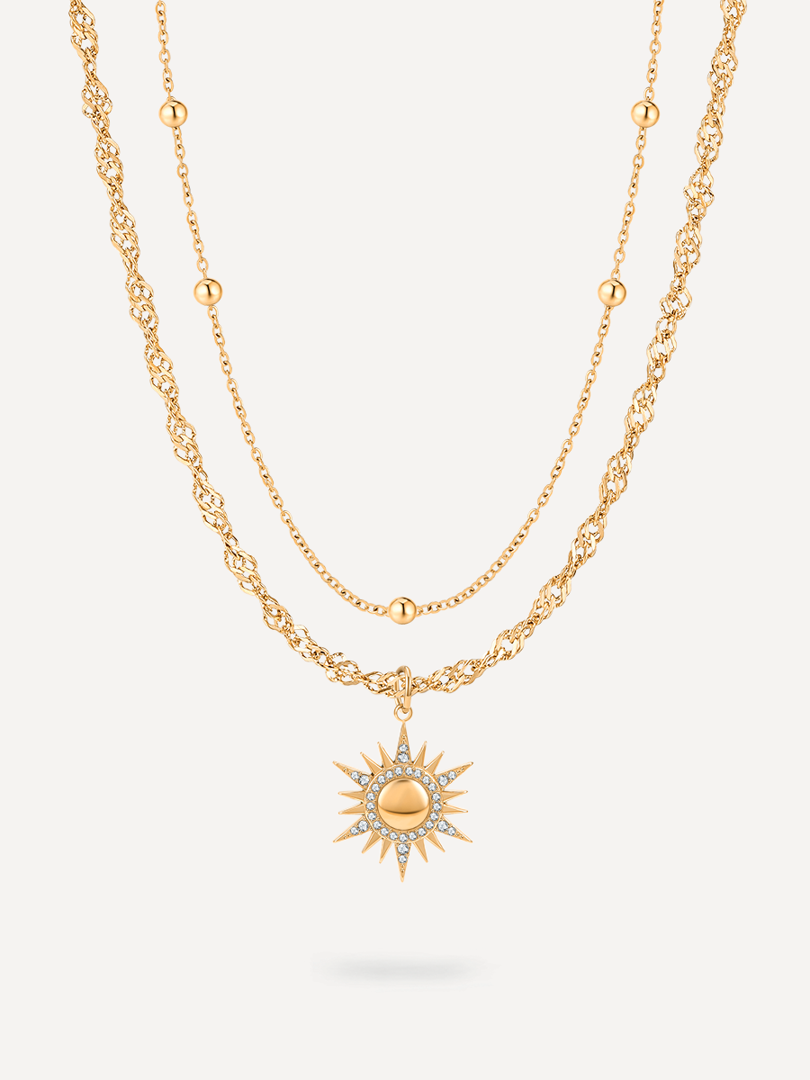 Cluster Glitter Kette ICRUSH
