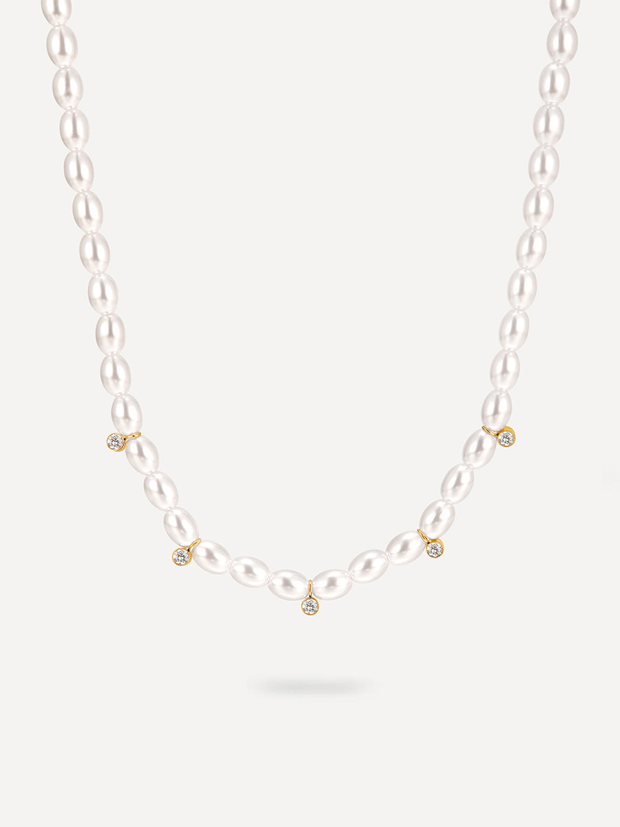 Profusion Pearls Kette Gold