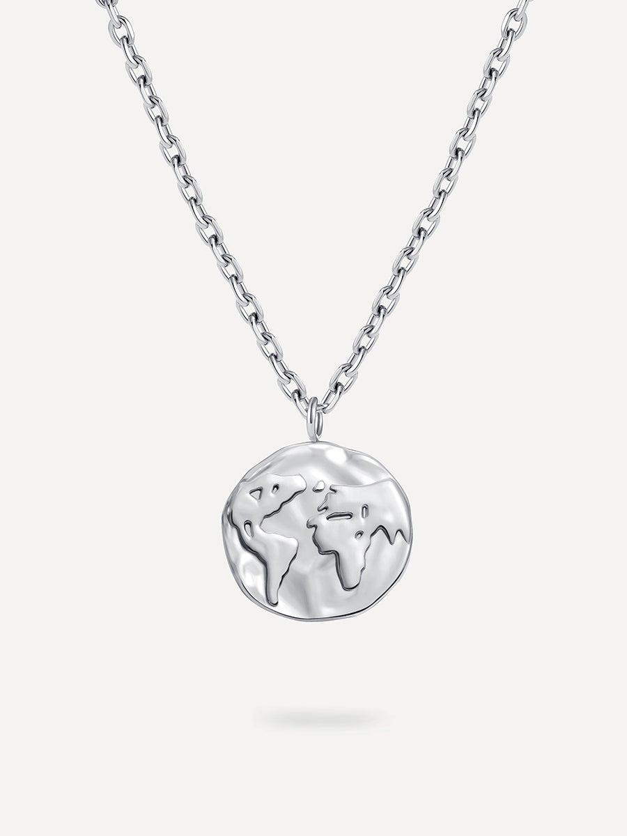 Travel Series - Earth Kette Silber