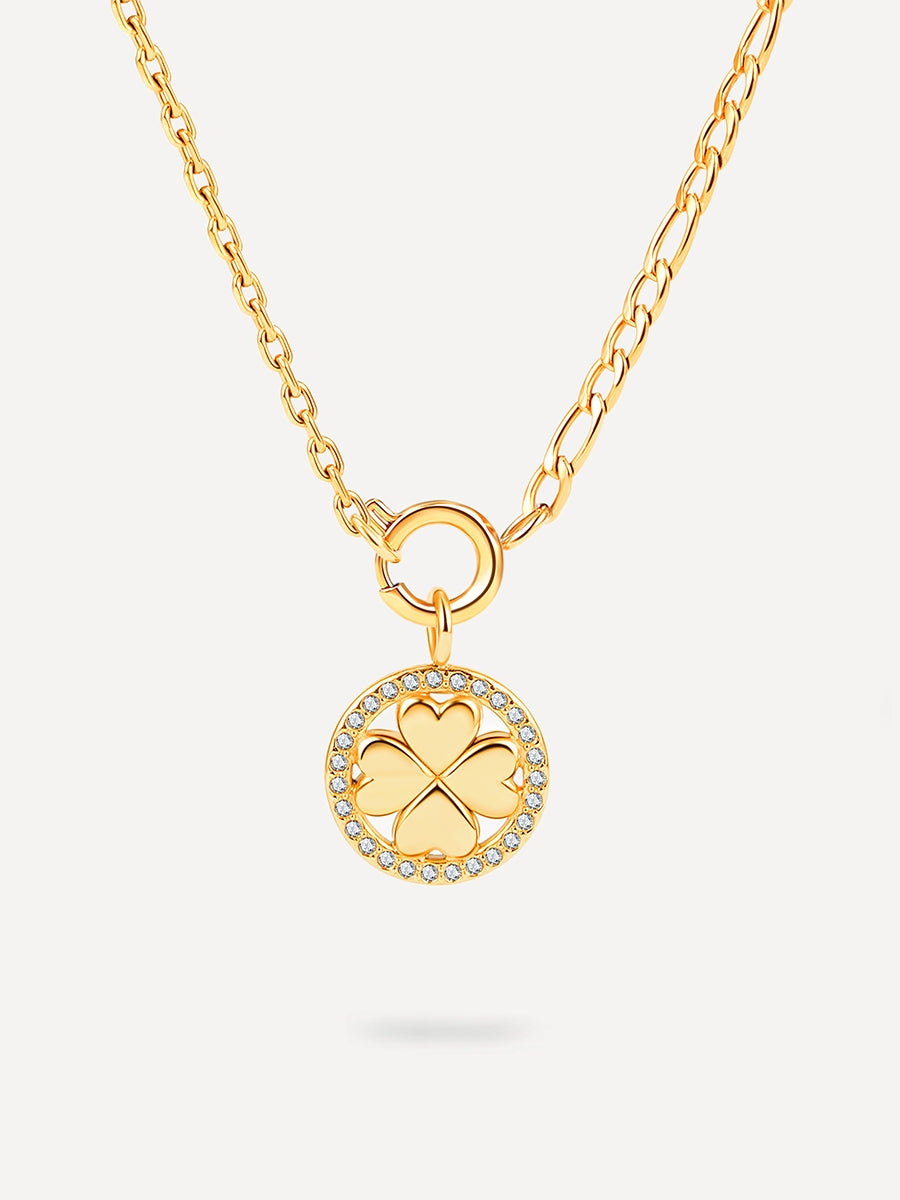 Lucky Clover Kette Gold
