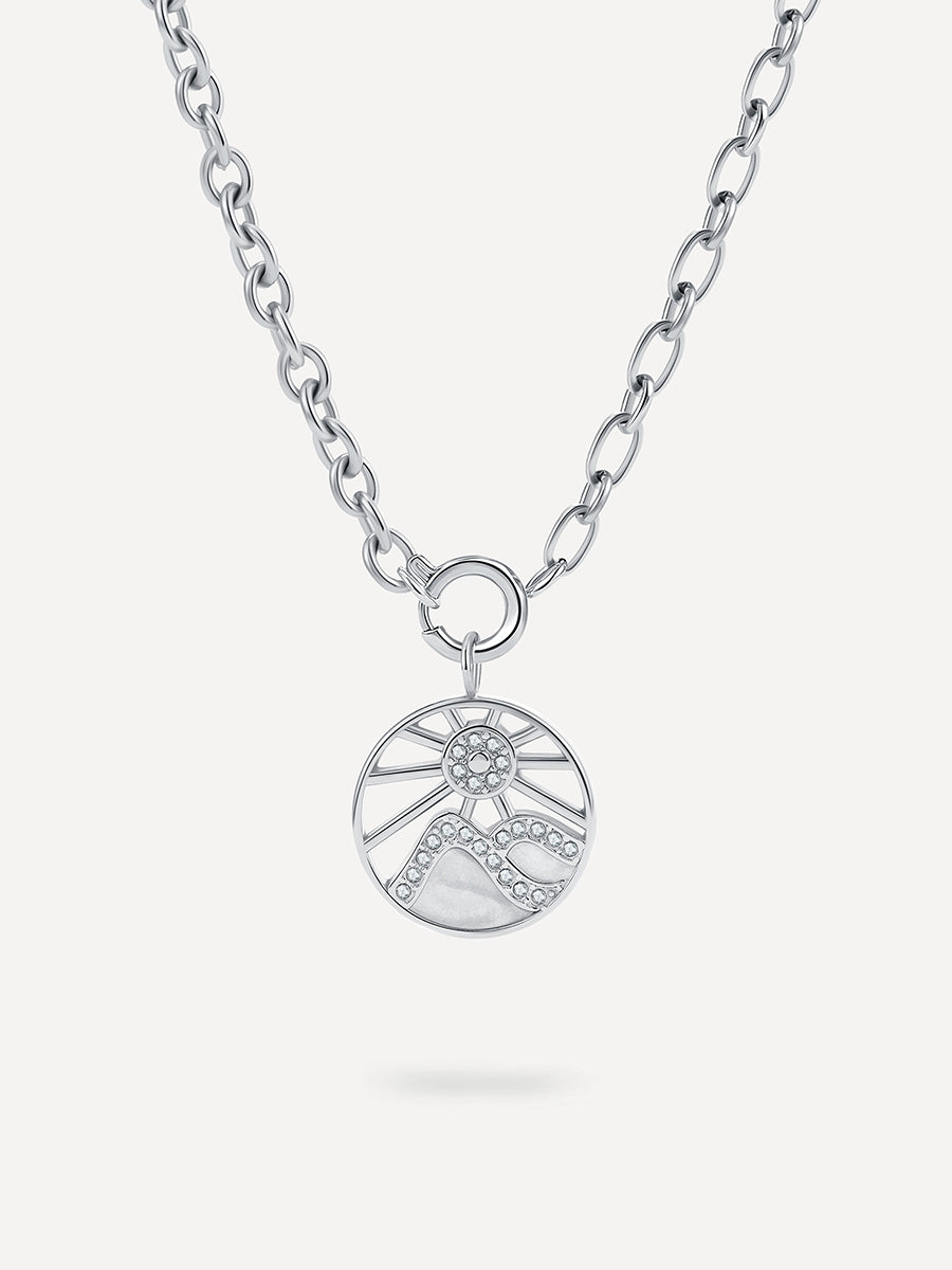 Rising Sun Kette Silber