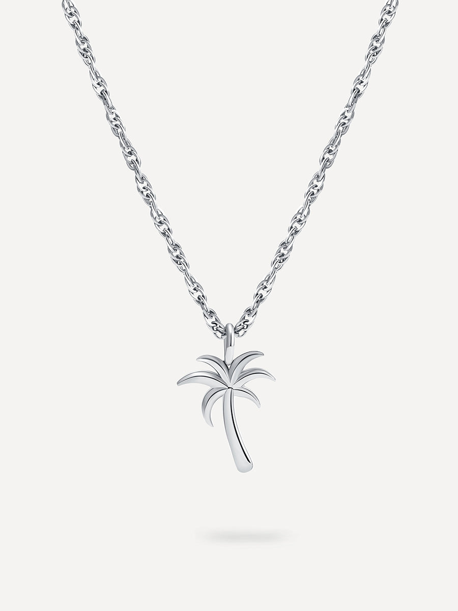 Coconut Palm Kette Silber