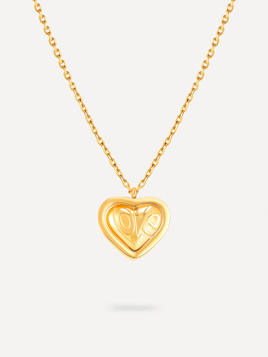 Heartwarming Love Spinning Kette Gold