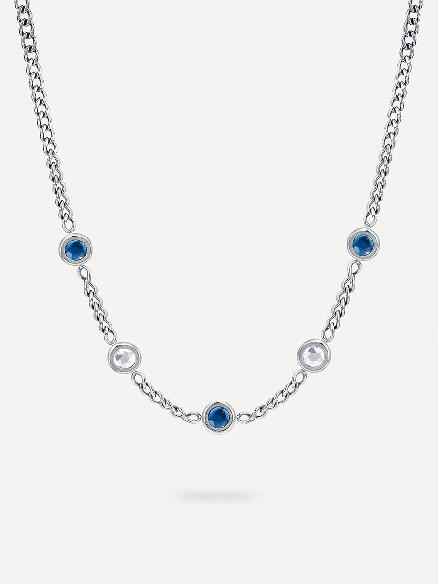 Sea and Sky Muse Duet Kette Silber