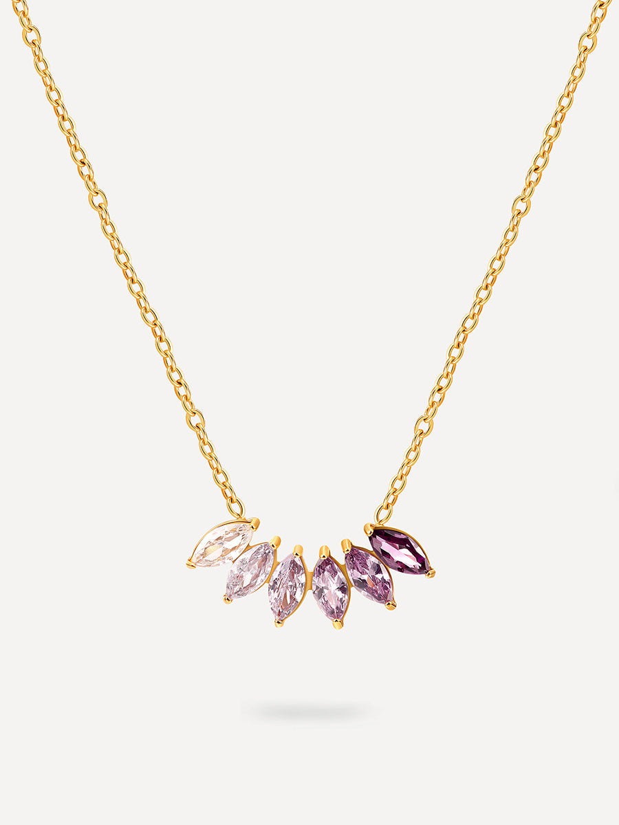 Kaleidos Lavender Kette Gold
