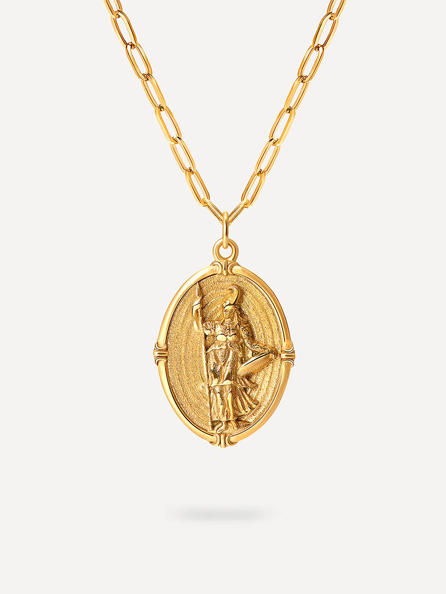 The Sagacity of Athena Kette Gold