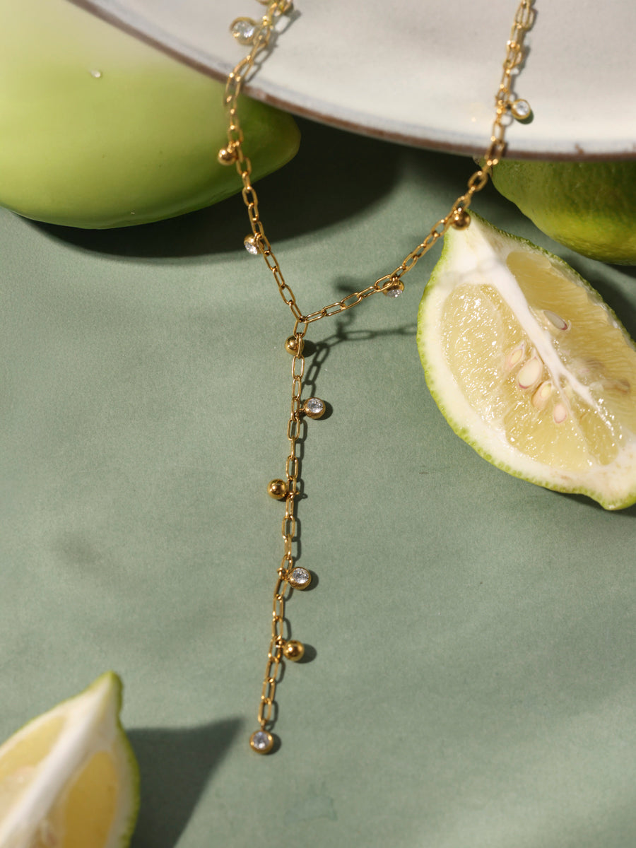 Gypsophila Tassel Necklace