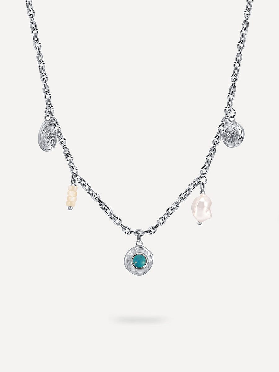 Summer Treasures Kette Silber