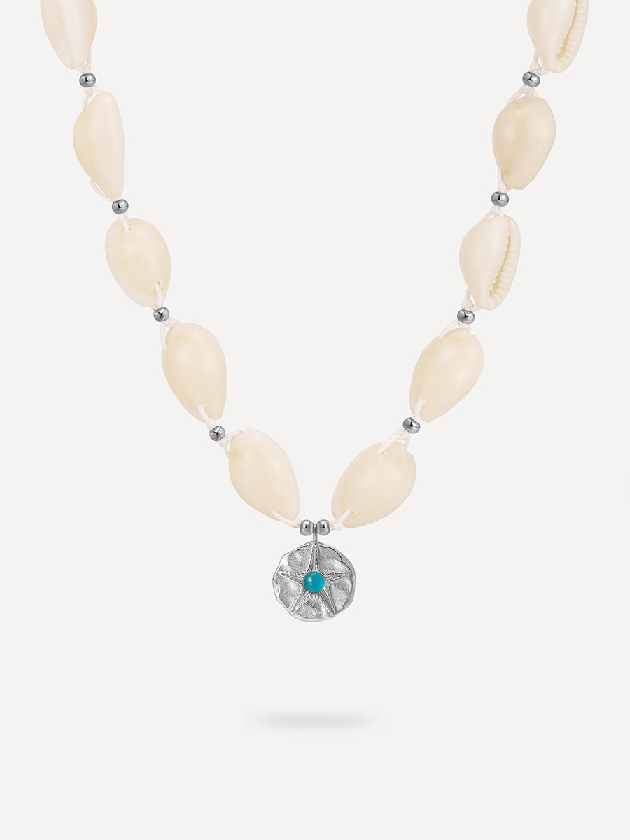 Ocean Glow Kette Silber