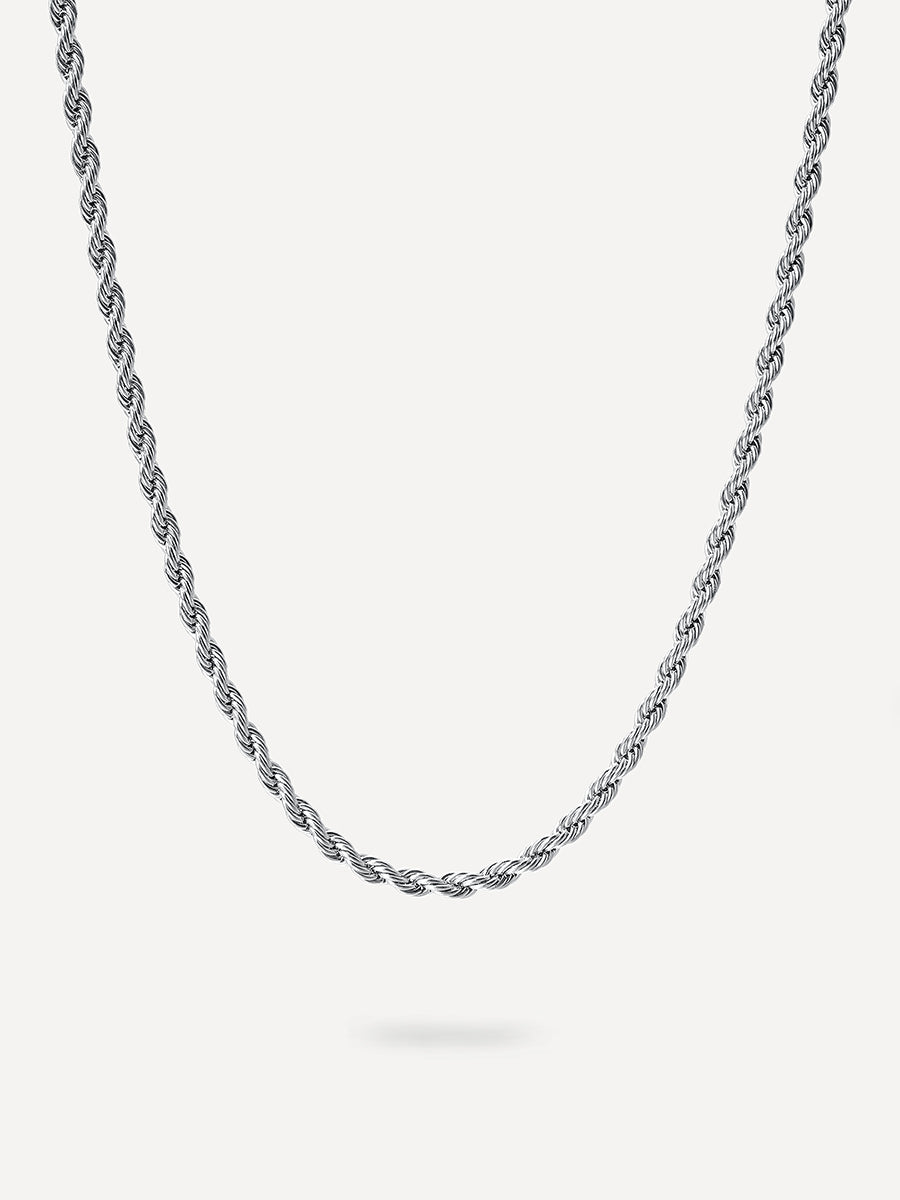 DELICATE DNA Kette Silber