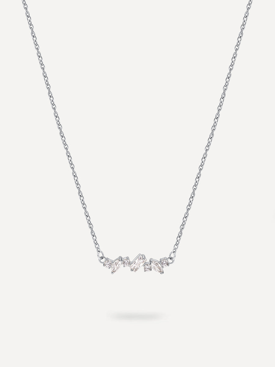 Sparkling Galaxy Kette Silber