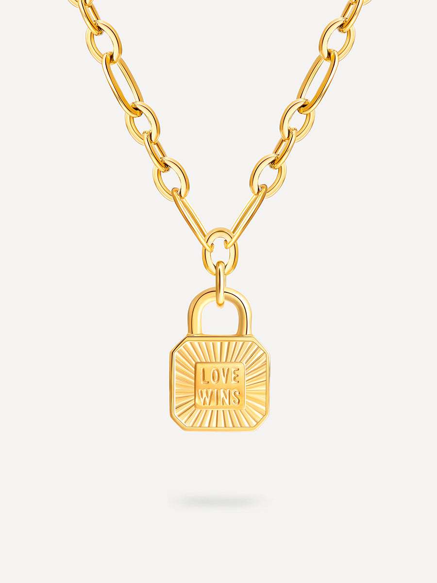 Love Wins Kette Gold