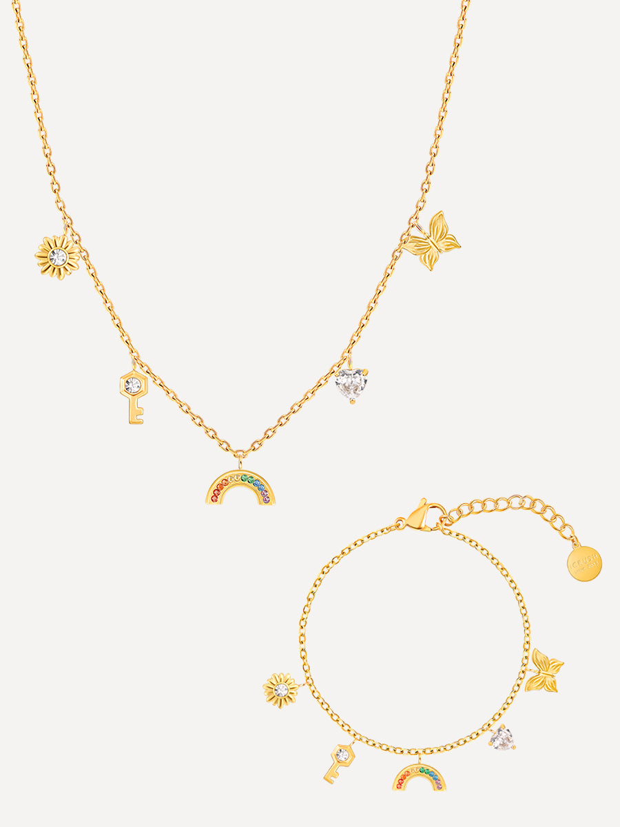 Embrace Love Set Gold