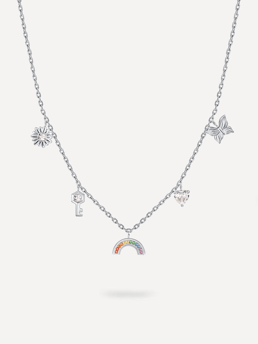 Embrace Love Kette Silber