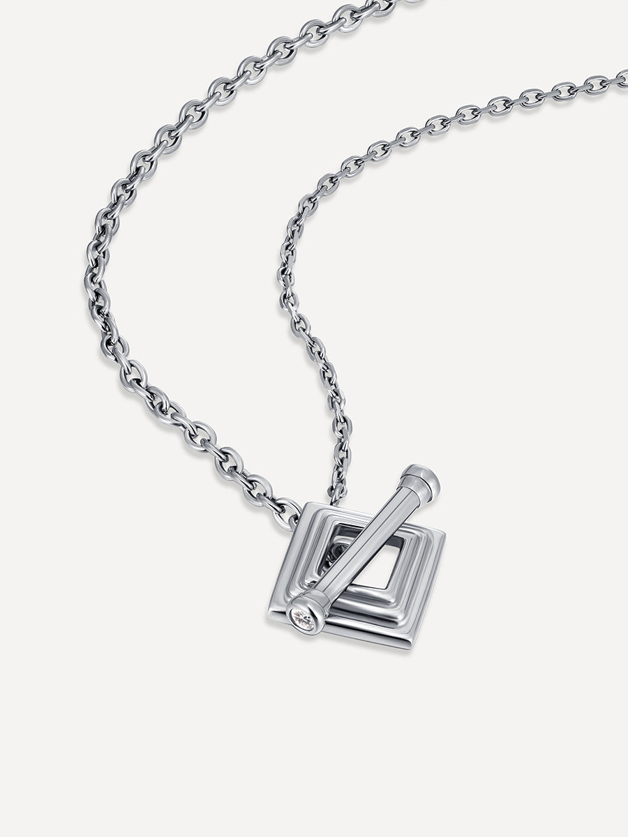 Eternal Pillar Kette Silber