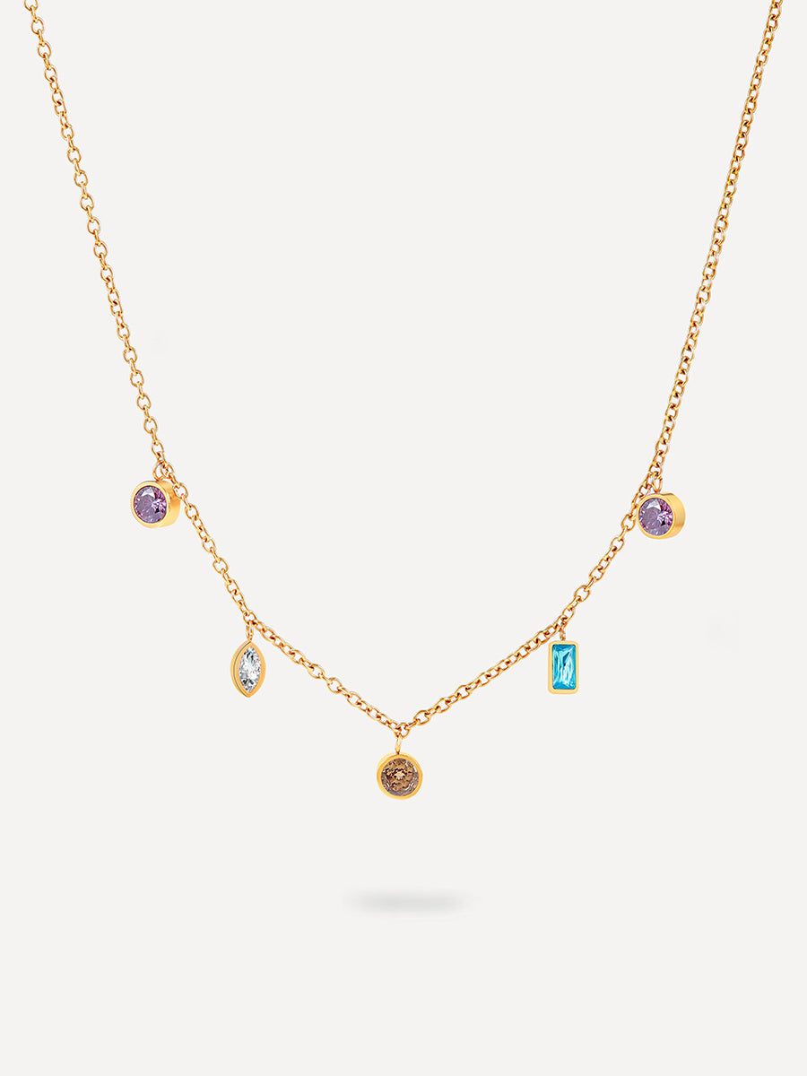 Gleaming Quintet Kette Gold