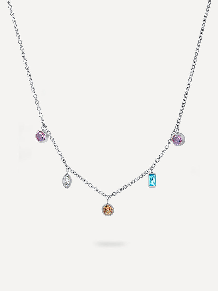 Gleaming Quintet Kette Silber