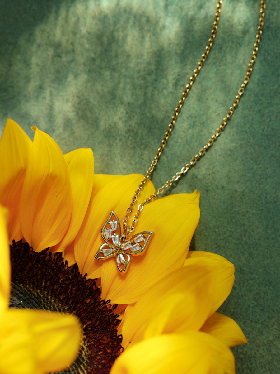 Sparkling Wings Necklace