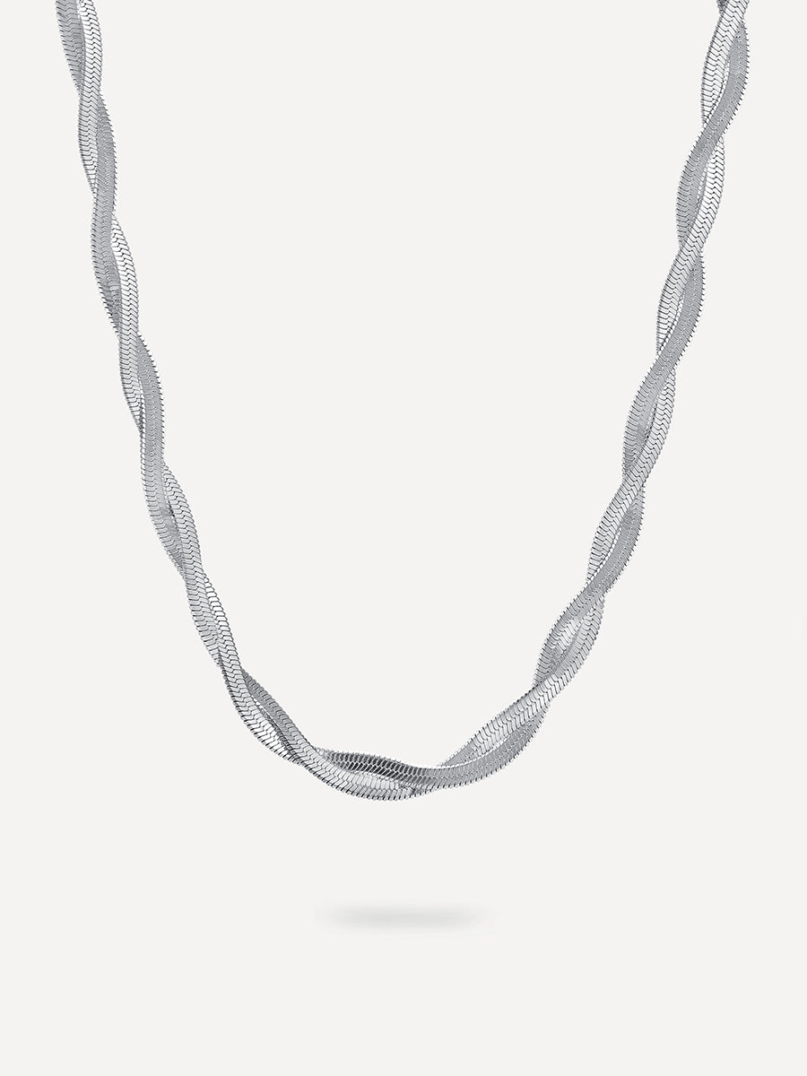 Spiral Sleek Kette Silber