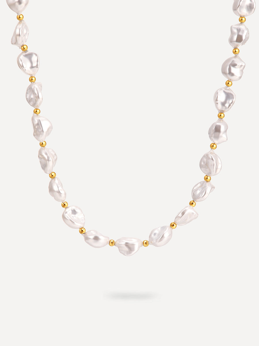 Enchanting Pearl Kette Gold