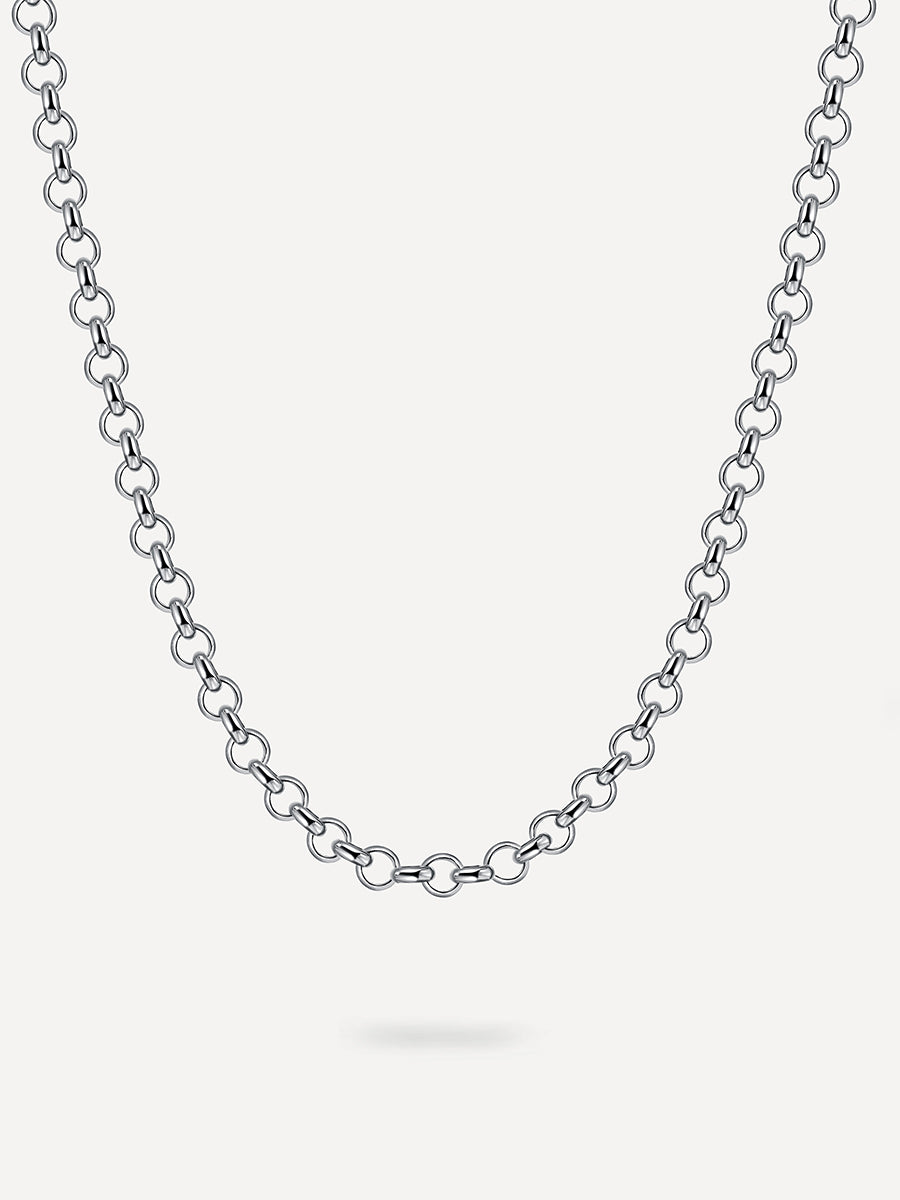 Circle-Cross Kette Silber