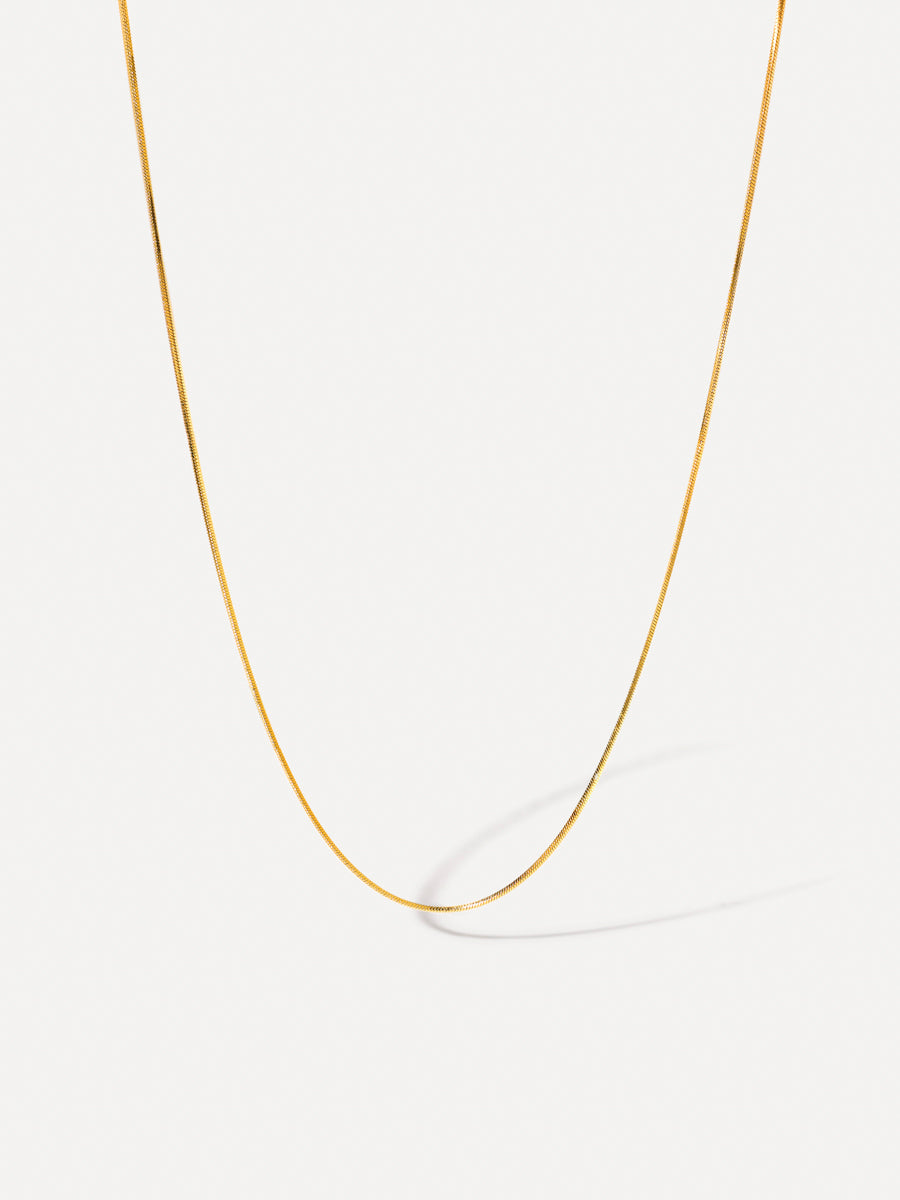 Retro Sleek Kette Gold