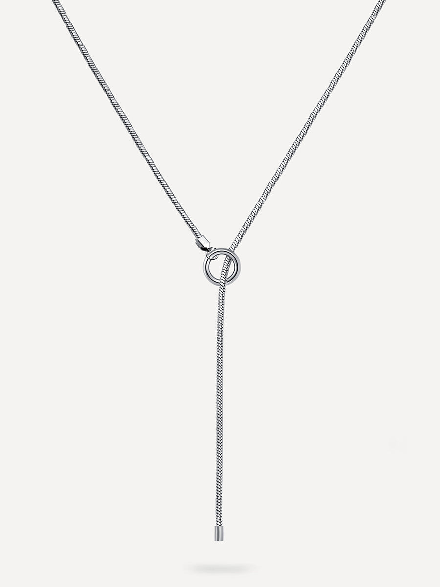 Classic Round Sleek Kette Silber