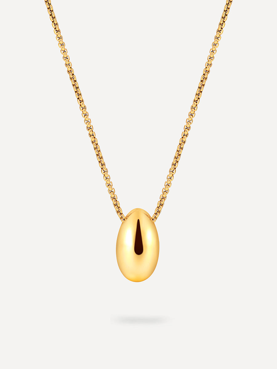Modern Bean Kette Gold