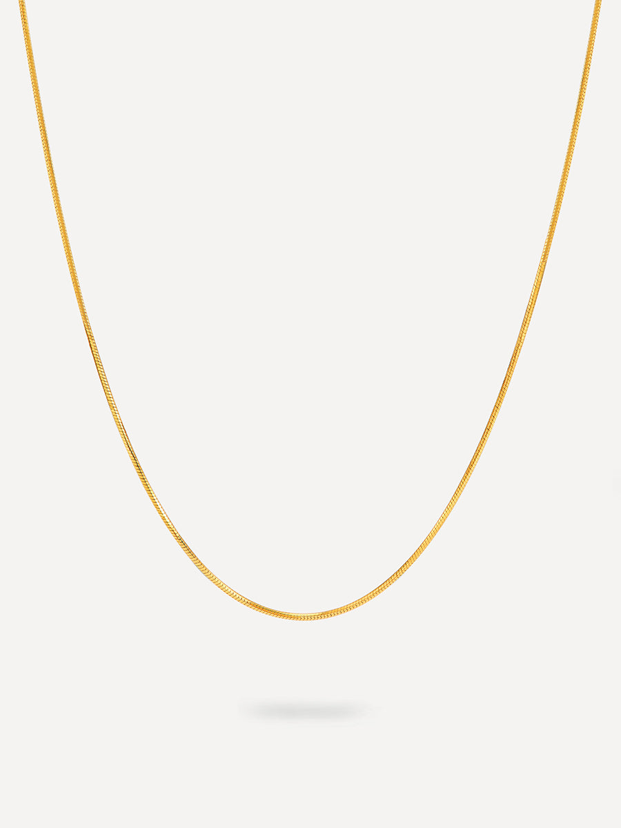 Modern Sleek Kette Gold