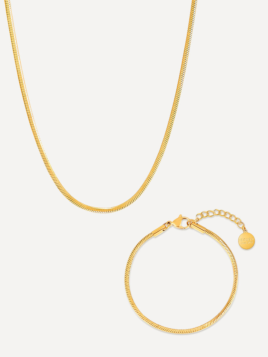 Urban Oval Sleek Set Gold