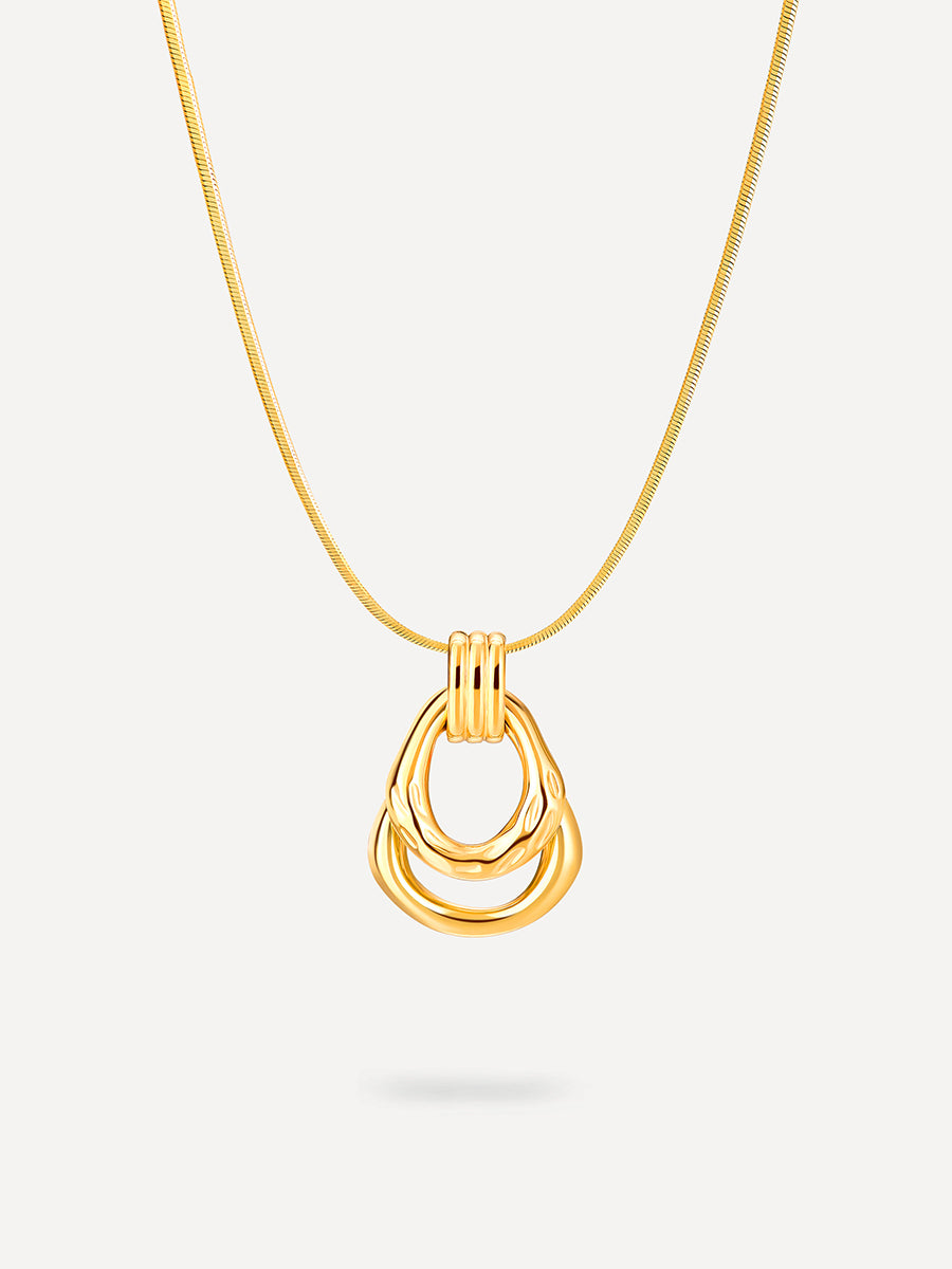 Serendipity Circle Kette Gold