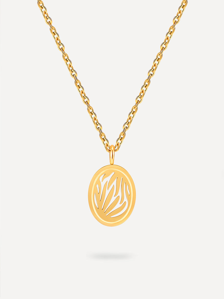 Intertwined Leaves Necklace