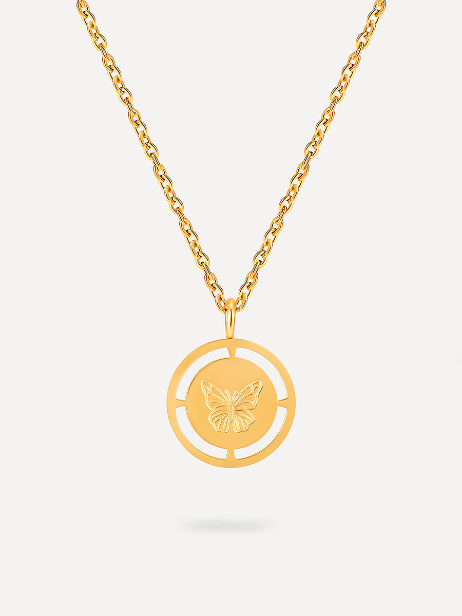 Butterfly Grace Kette Gold