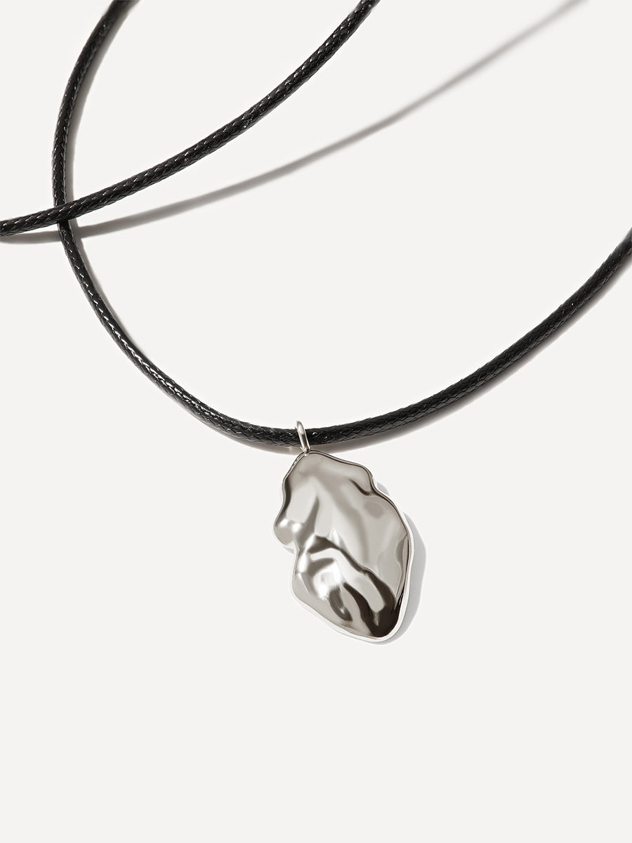 Molten Flow Kette Silber