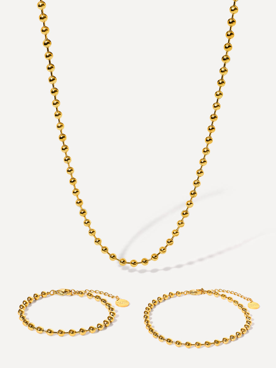 Pure Bubbles Set Gold
