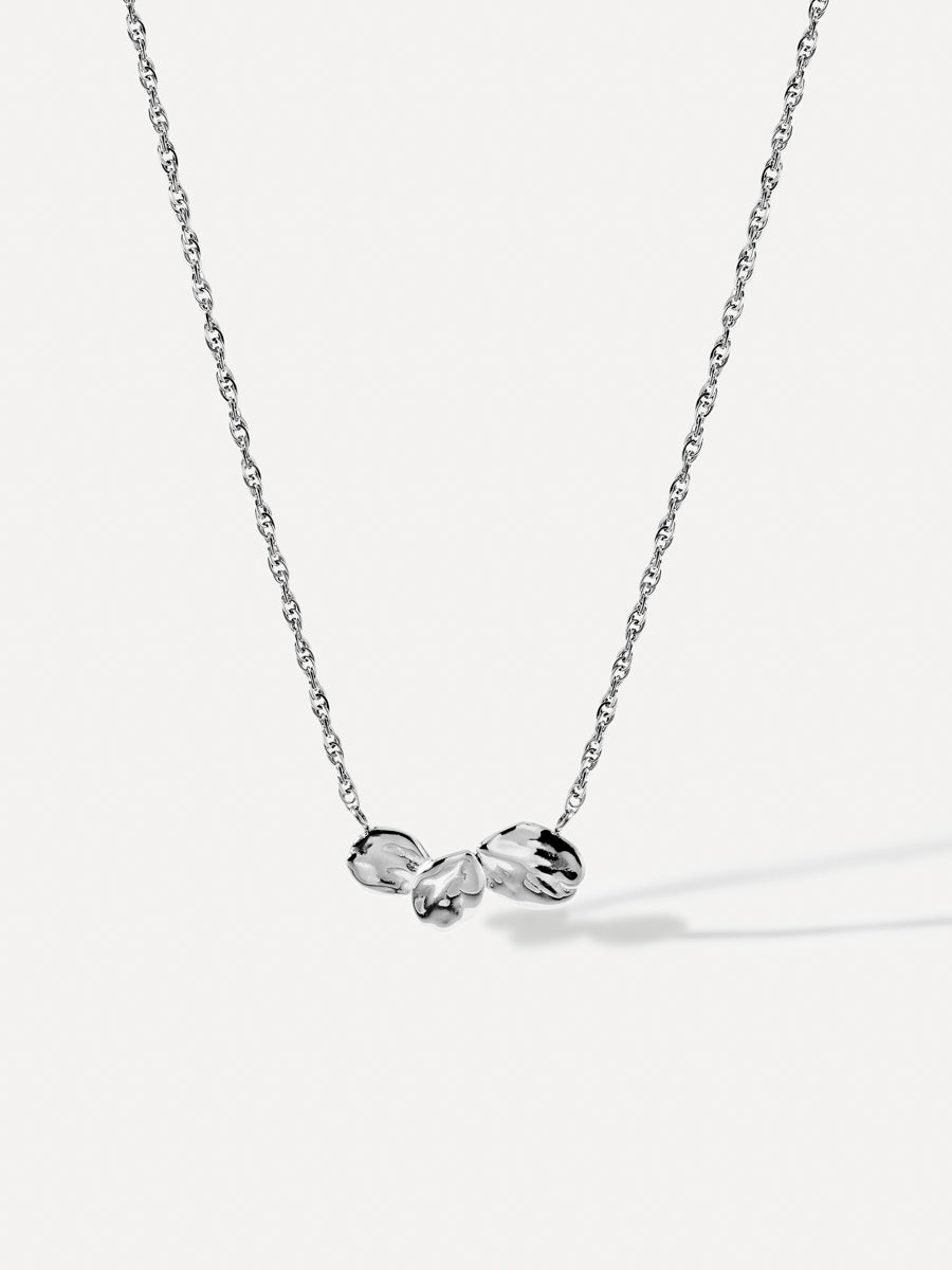 Dancing Petals Kette Silber