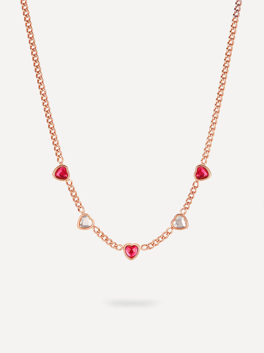 Blazing Love Kette Rosegold