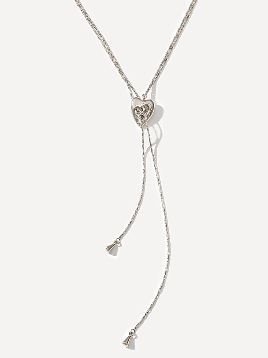 Loving Knot Kette Silber