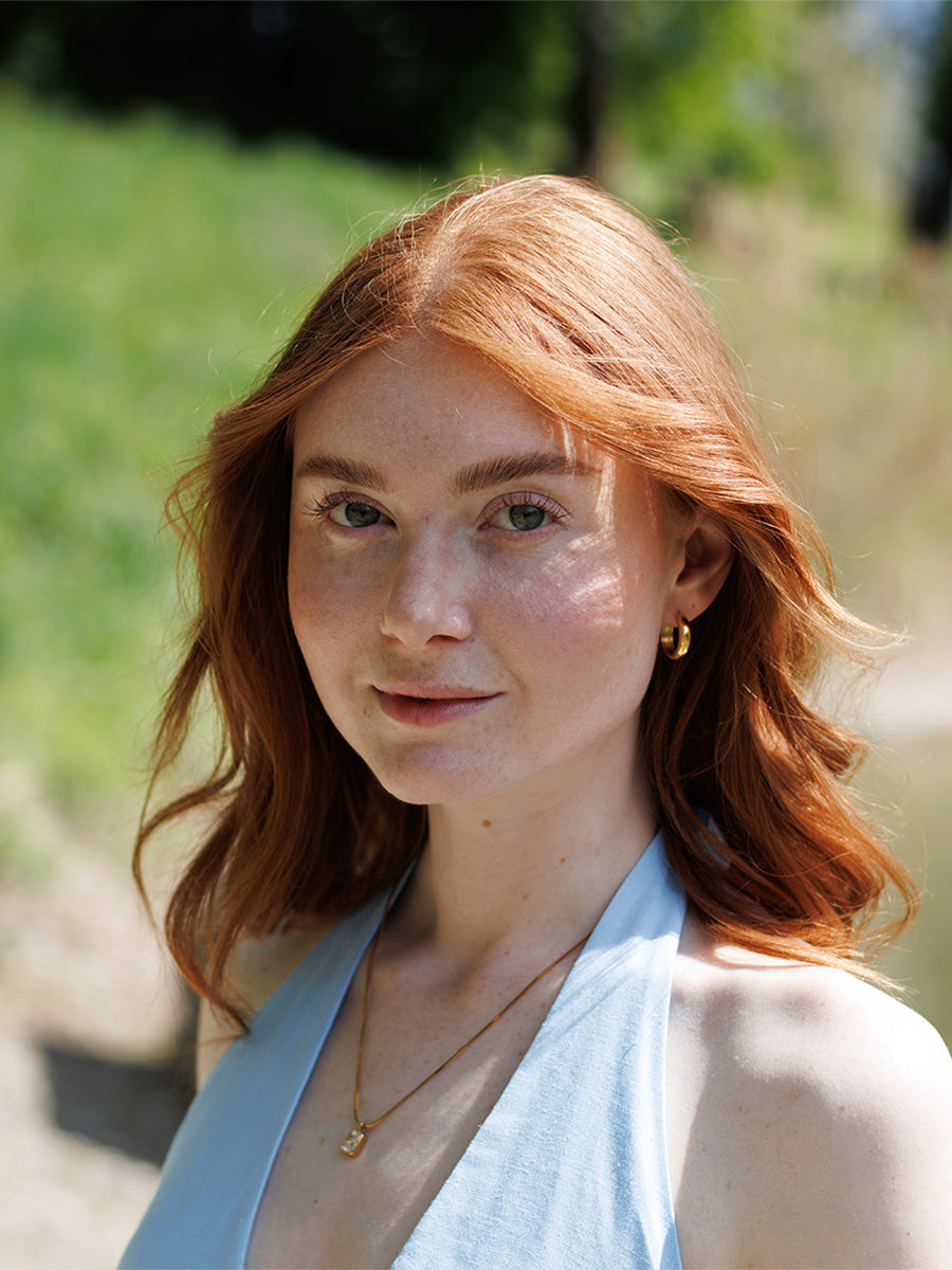 Spark Square Necklace