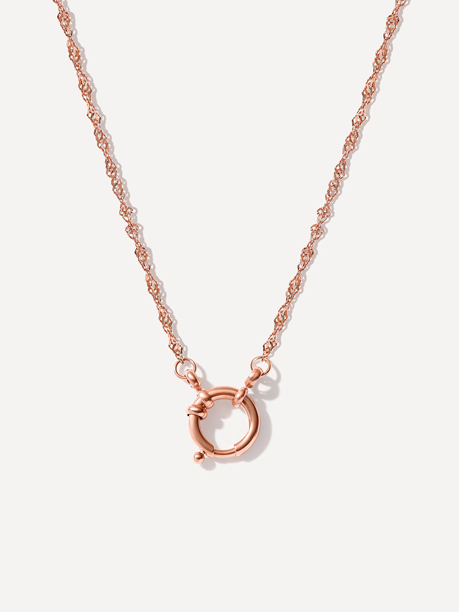 Spiral Kette Rosegold