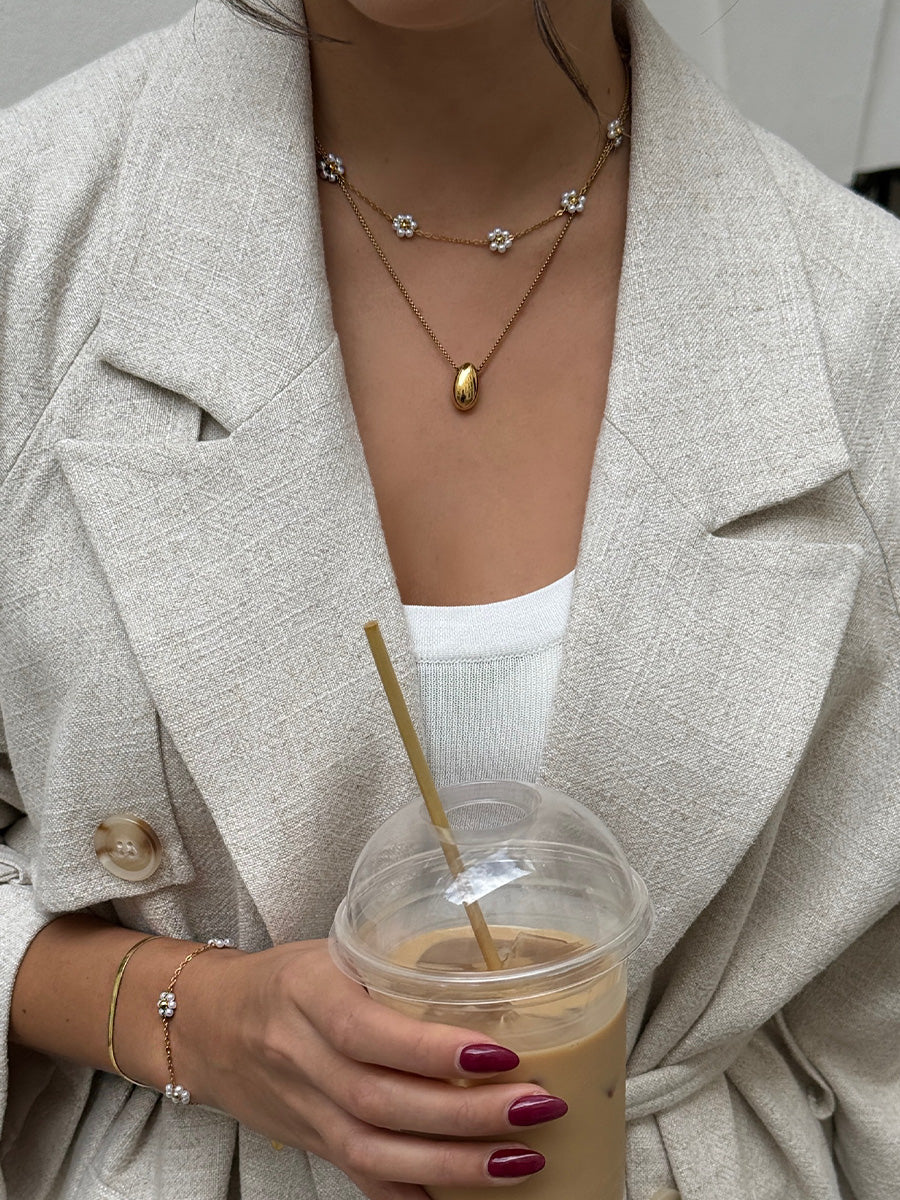 Blossom Moment White Kette