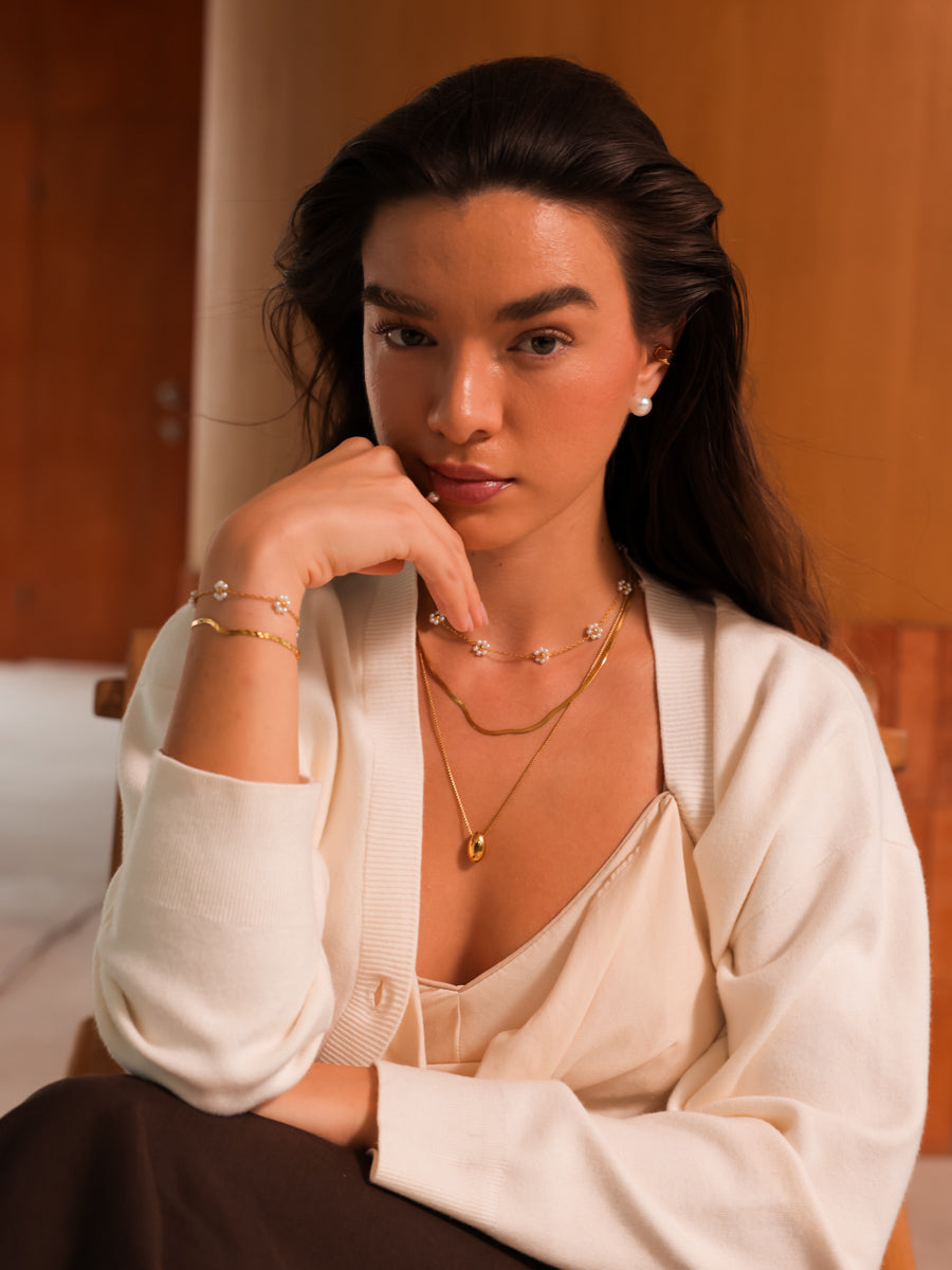 Blossom Moment White Kette