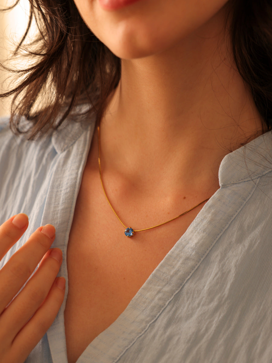 Crystal Delight Dark Blue Kette