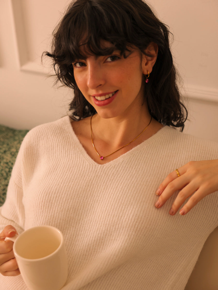 Crystal Delight Ruby Kette